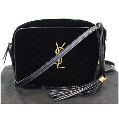 ysl all black purse|ysl black crossbody purse.